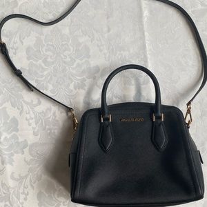 Michael Kors black leather crossbody